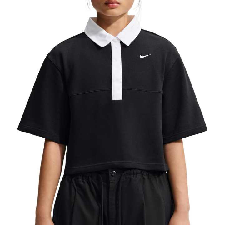 Nike Nike Polo Shirts Women's Black Polo Collar Moderate Other
