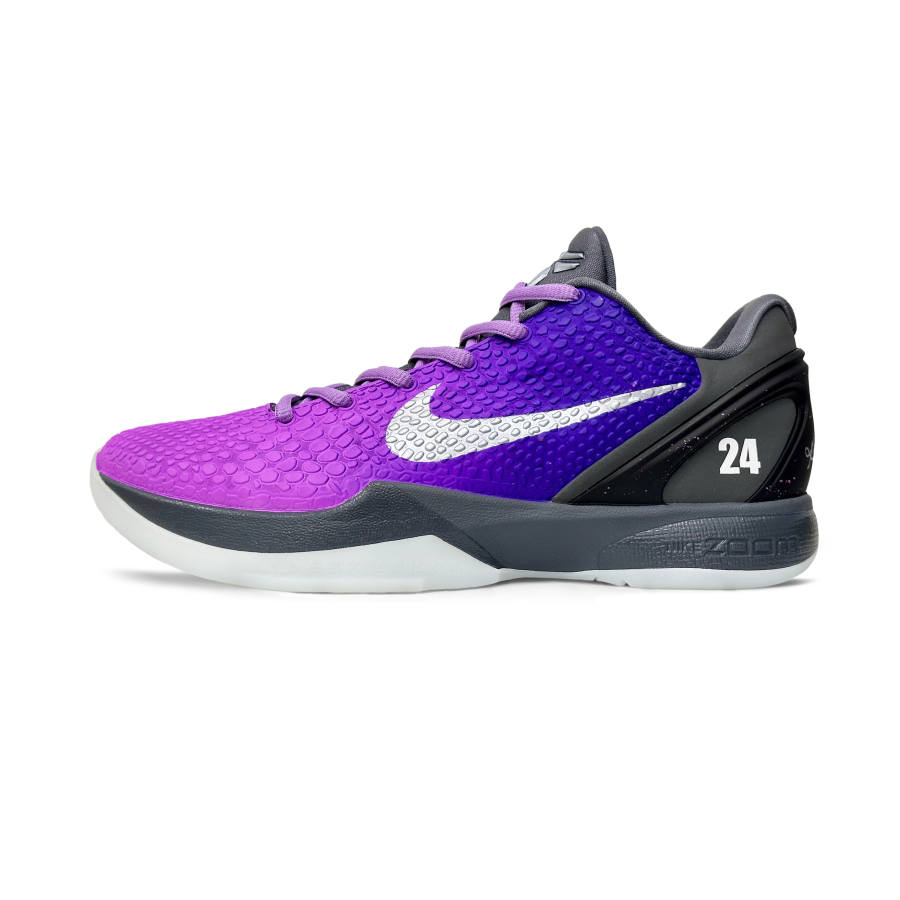 Nike Nike Zoom Kobe 6 All Star Glasses Free 3D Cushioning Slip Resistant Low top Basketball Shoes Men's Purple