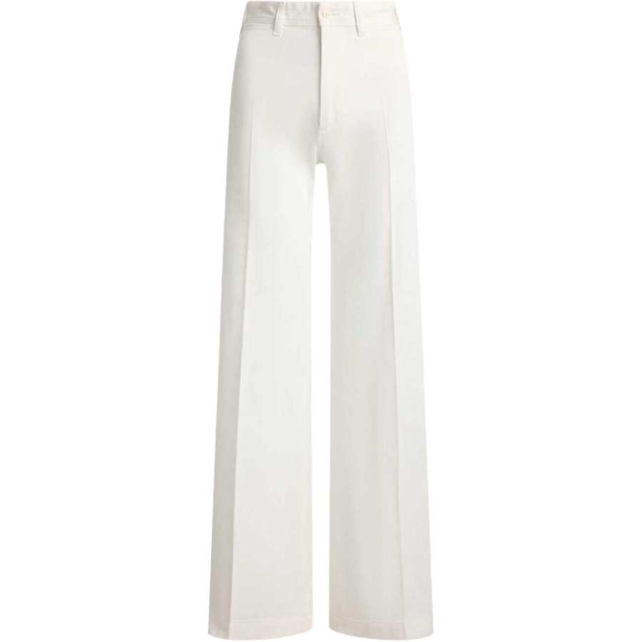 Polo Ralph Lauren Casual Pants Women's Ecru Moderate Flared Pants
