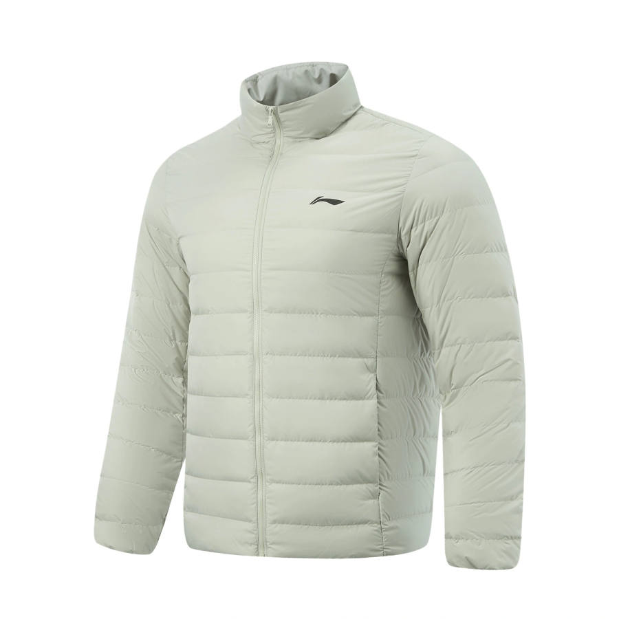 Li-Ning Li Ning Down Jackets Men's Ore Gray Stand Collar Moderate