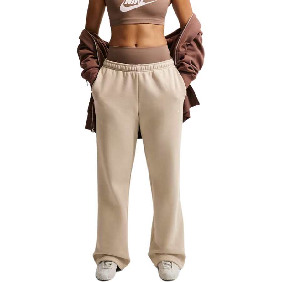 Nike Nike Swoosh Casual Pants Women's Cream II/Sail White Moderate Straight Fit Pants