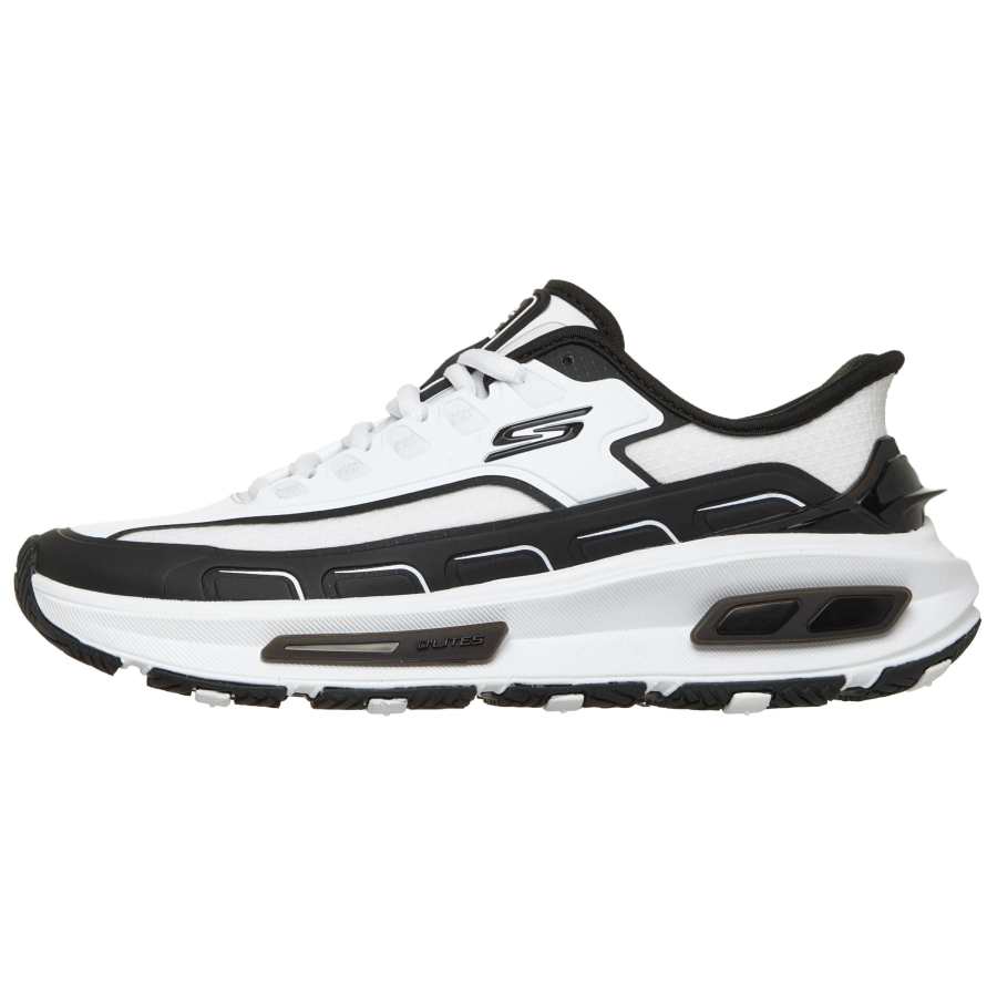 Skechers Arch Fit D'Lites 330 Chunky Sneakers Women's White Black
