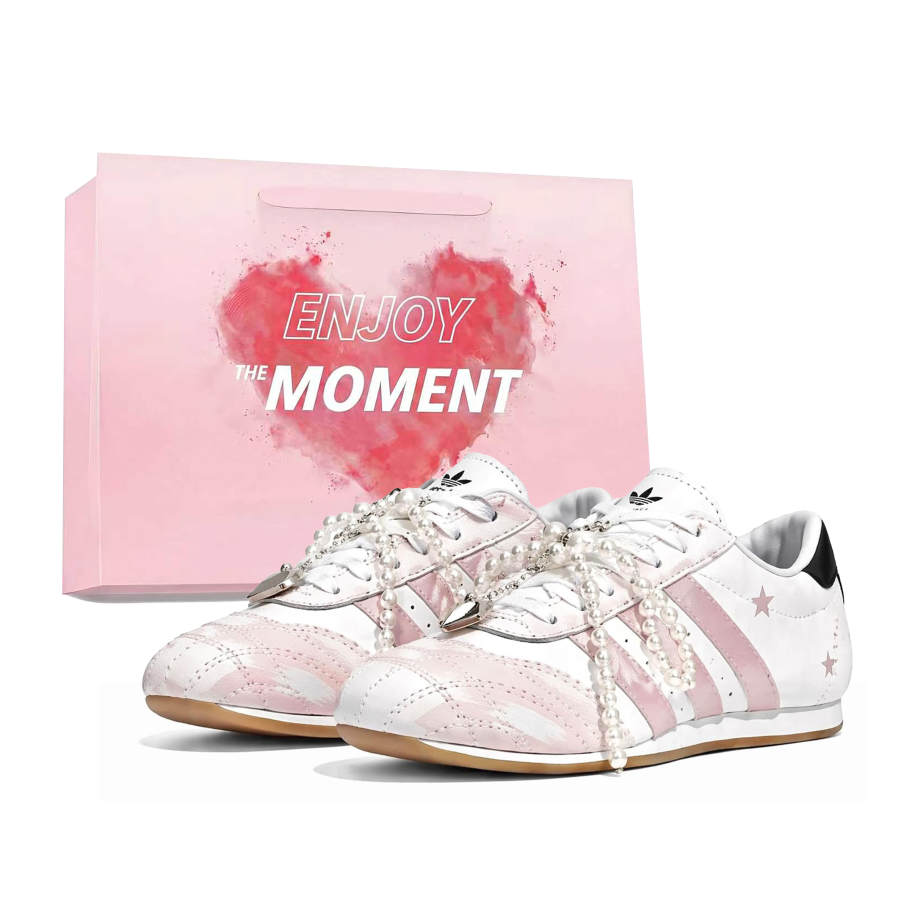 Adidas Originals Taekwondo Training Shoes Women's Low Top White/Pink