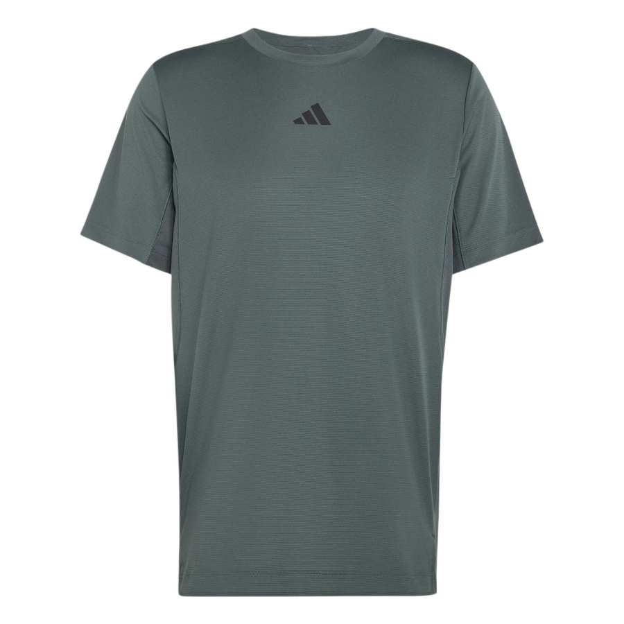 Adidas Adidas T Shirts Men's Ivy Green Crew Neck Moderate