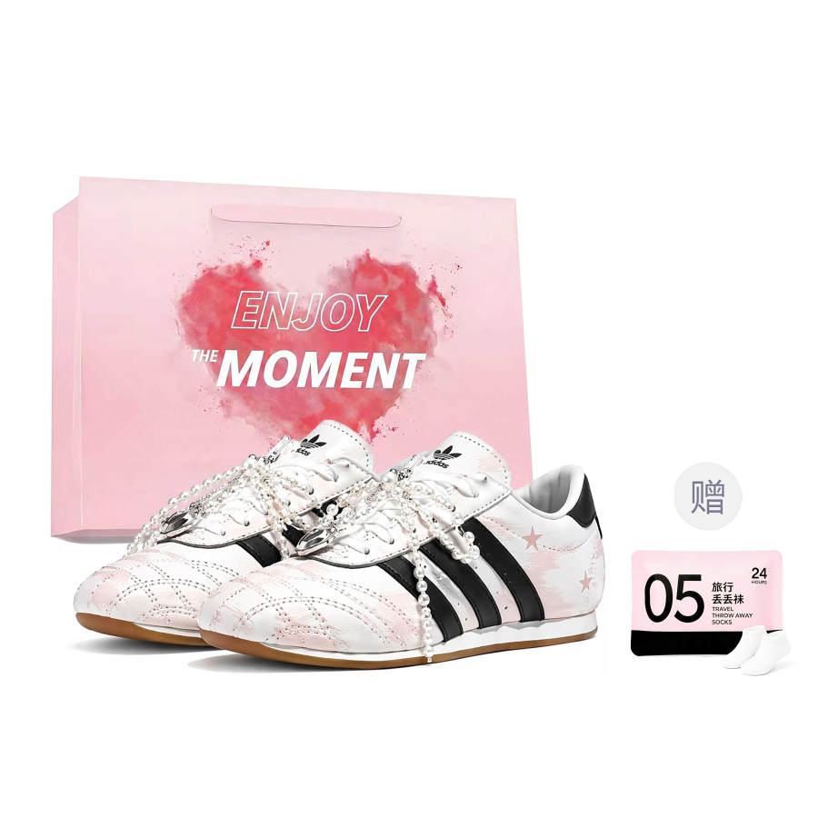 Adidas Originals Taekwondo Training Shoes Women's Low Top White/Pink