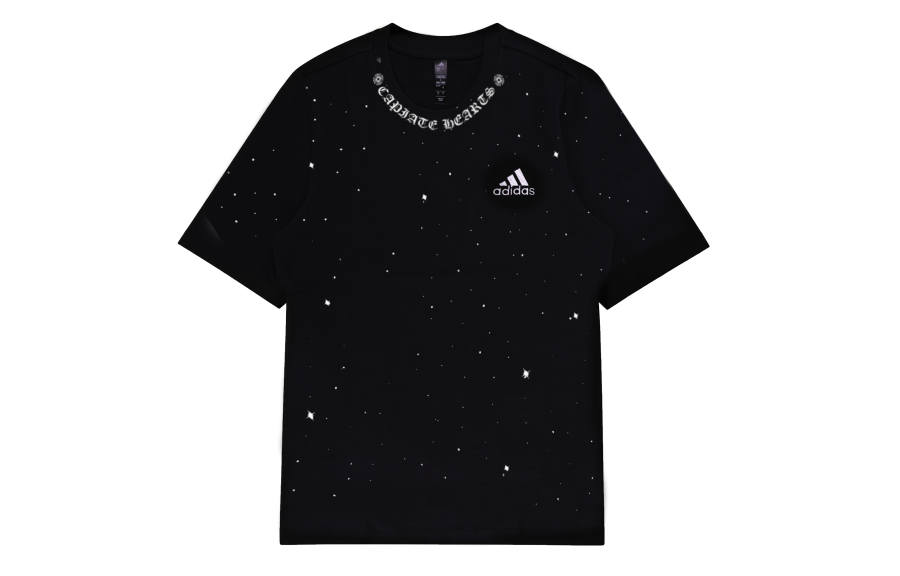 Adidas Adidas MUST HAVES T Shirts Unisex Black Crew Neck Moderate Straight Fit