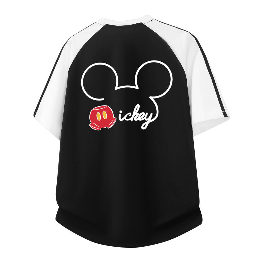 Disney T Shirts Unisex Crew Neck Moderate Straight Fit