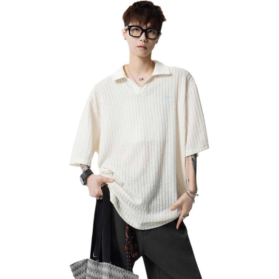 WARRIOR WARRIOR Knitwear Unisex Lapel Thin Straight Fit