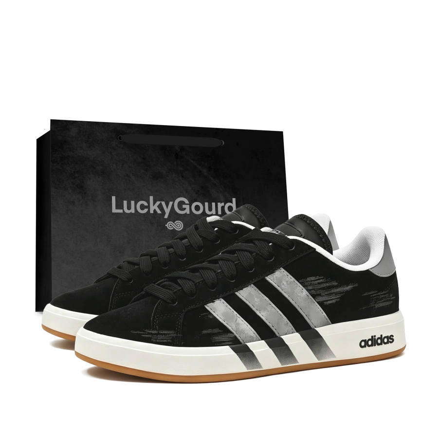 Adidas Adidas Grand Court Base 00s Skateboard Shoes Unisex Low Top Gray