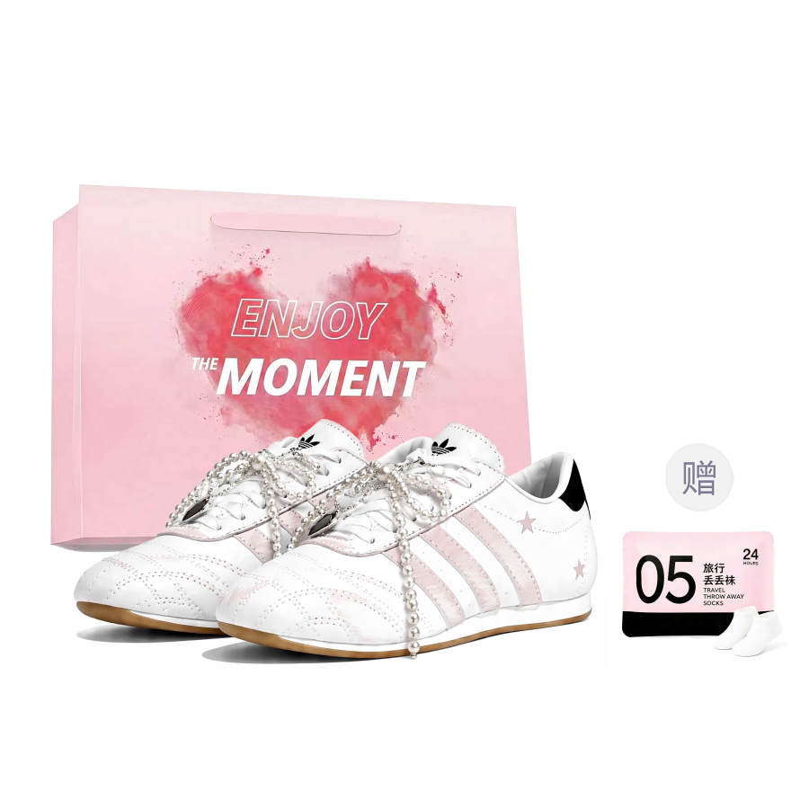 Adidas Originals Taekwondo Training Shoes Women's Low Top White/Pink
