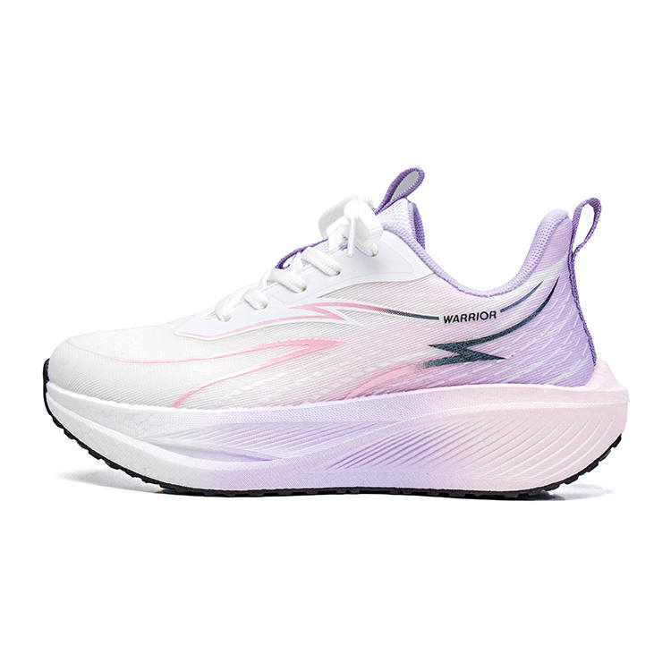 WARRIOR Running Shoes Women's Low Top White Purple Pink