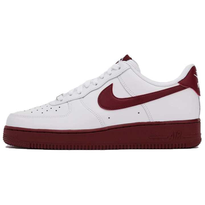 Nike Nike Air Force 1 Skateboard Shoes Men's White Red