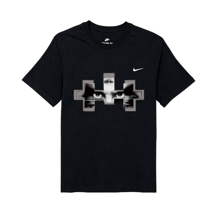 Nike Nike Sportswear T Shirts Men's Black Crew Neck Moderate
