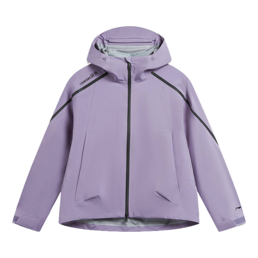 Li-Ning Li Ning Windbreaker Jackets Women's Ore Purple Hooded Non Detachable Moderate