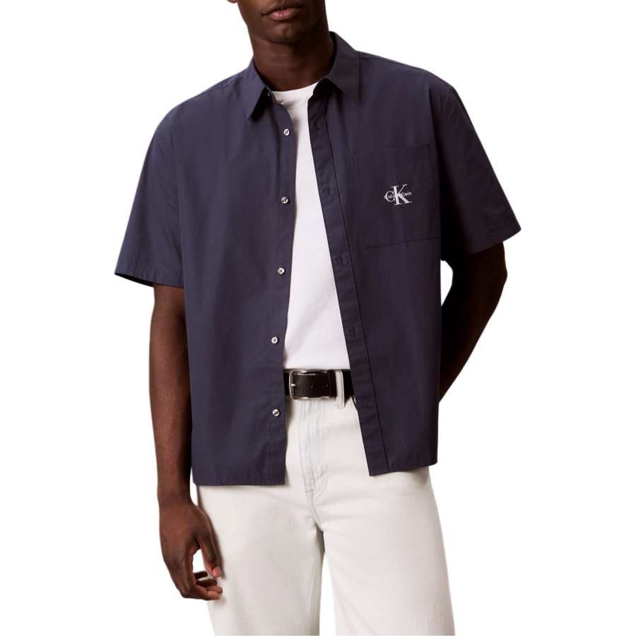 Calvin Klein Shirts Men's Blue Night Moderate