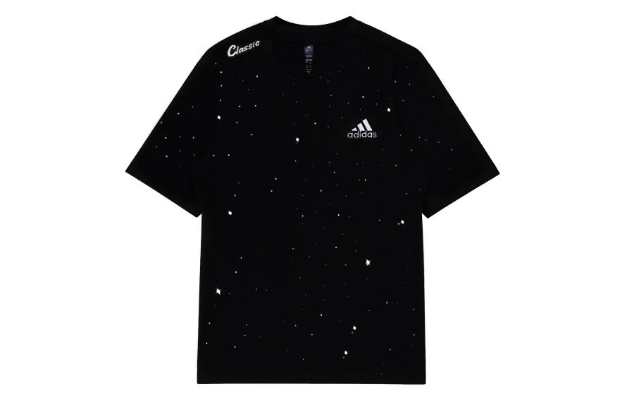 Adidas Adidas MUST HAVES T Shirts Unisex Black Crew Neck Moderate Straight Fit