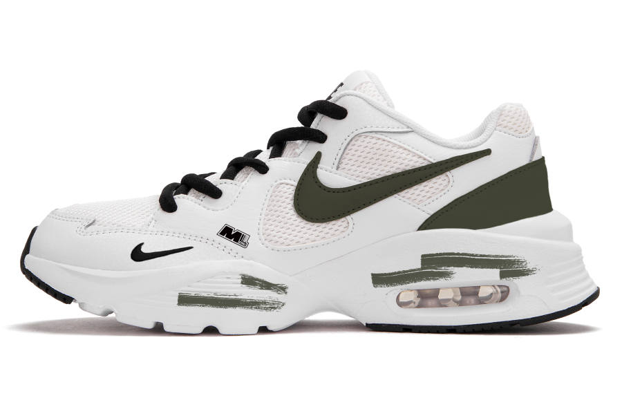 Nike Nike Air Max Fusion Running Shoes Unisex Low Top Olive Green