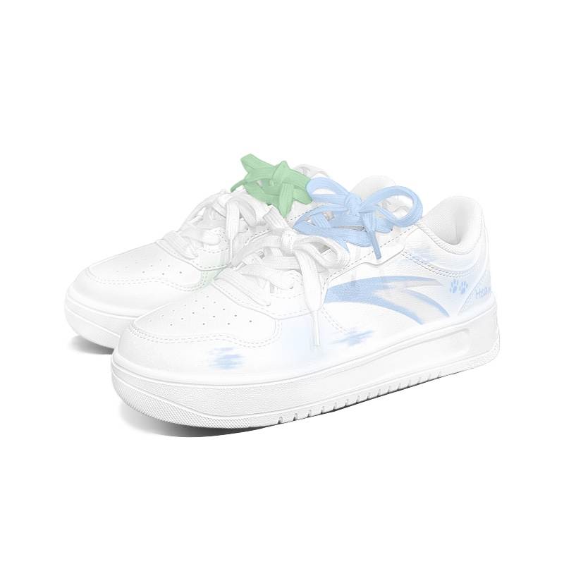 ANTA Skateboard Shoes Unisex Low Top White