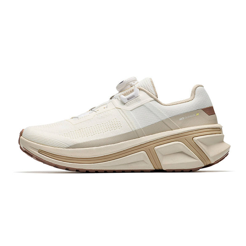 ANTA Champion Honor 3 Running Shoes Women's Low Top Ivory White/Plain Mist Gray