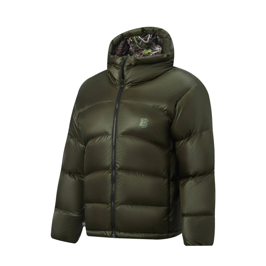 Li-Ning Li Ning Down Jackets Men's Thorn Vine Green Stand Collar Moderate