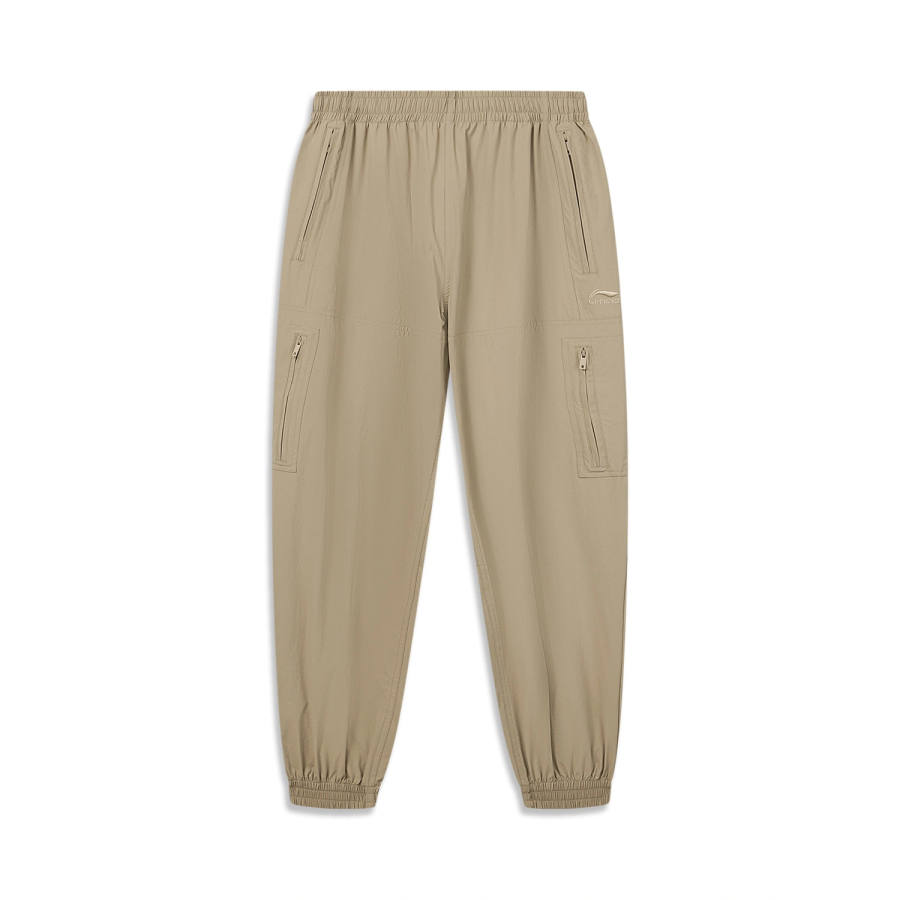 Li-Ning Li Ning Sports Life Collection Sports Pants Men's Coffee Foam Umber Cuffed Pants