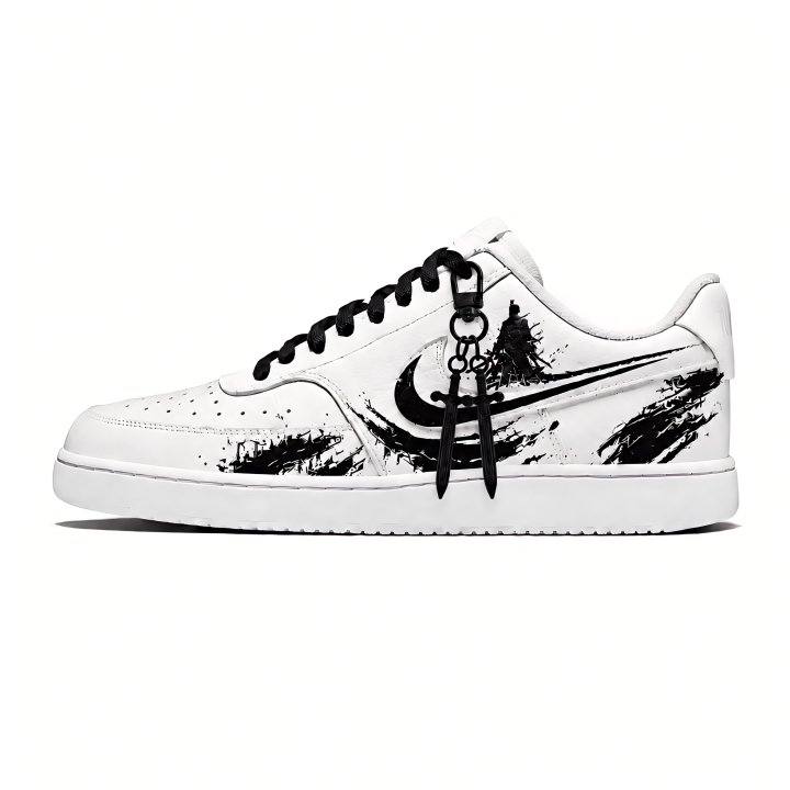 Nike Nike Court Vision 1 Skateboard Shoes Unisex Low Top White/Black