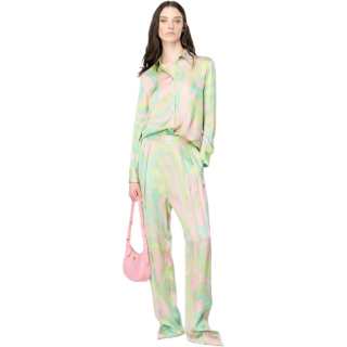 PINKO Spread collar Abstract print Shirt