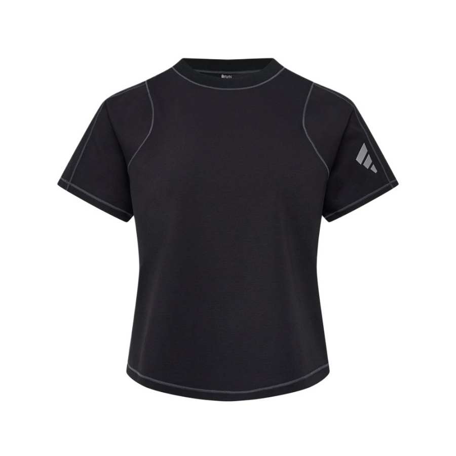 Adidas Adidas FOS T Shirts Women's Black Crew Neck Moderate