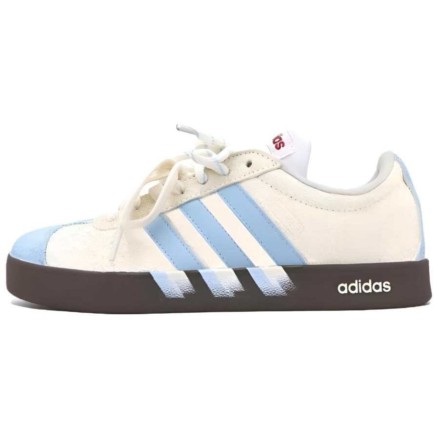 Adidas Adidas VL COURT 2.0 Skateboard Shoes Unisex Low Top Blue/Brown