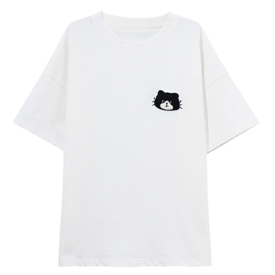 SNBL T Shirts Women's White Crew Neck Moderate