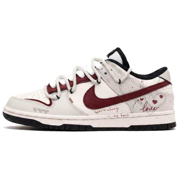 Nike Nike Dunk Skateboard Shoes Unisex Low Top Red