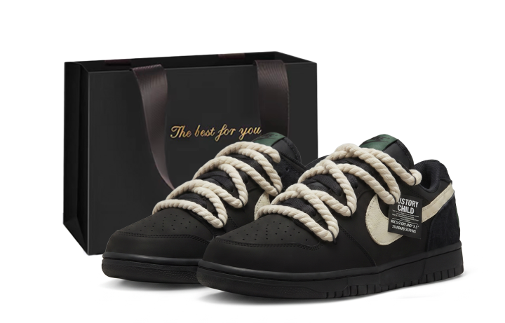 Nike Nike Dunk Skateboard Shoes Unisex Low Top Black