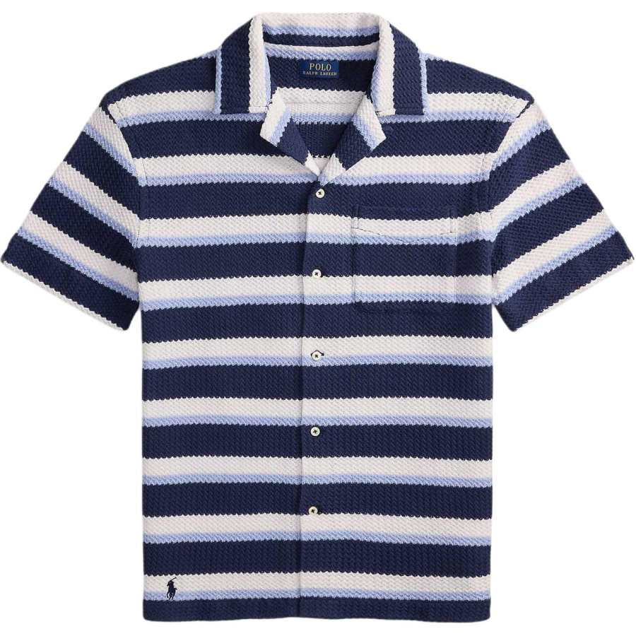 Polo Ralph Lauren Shirts Men's Multicolor Cuban Collar Moderate Straight Fit