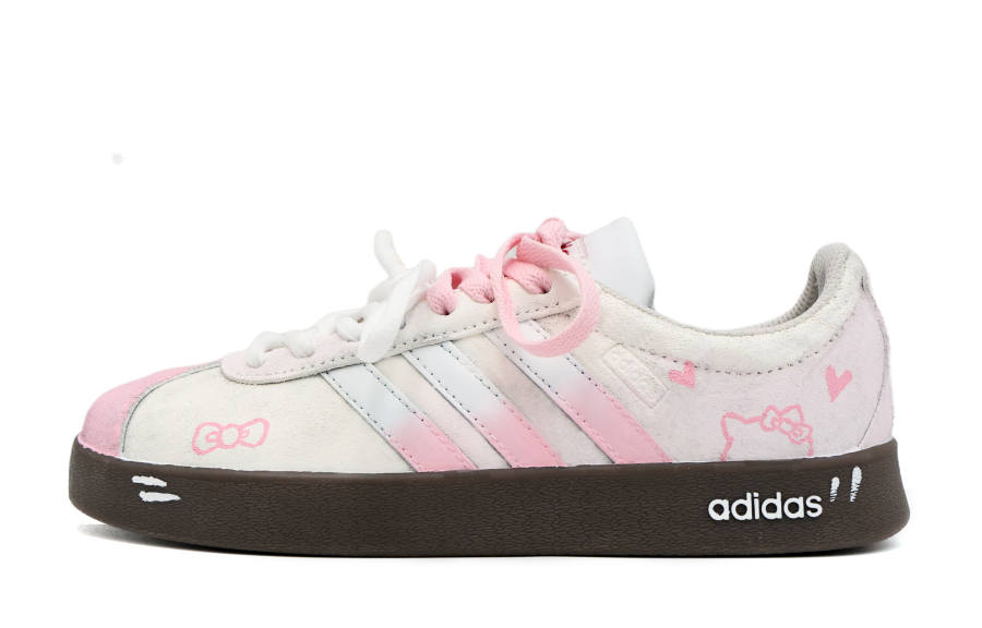 Adidas Adidas VL COURT 2.0 Skateboard Shoes Unisex Low Top White
