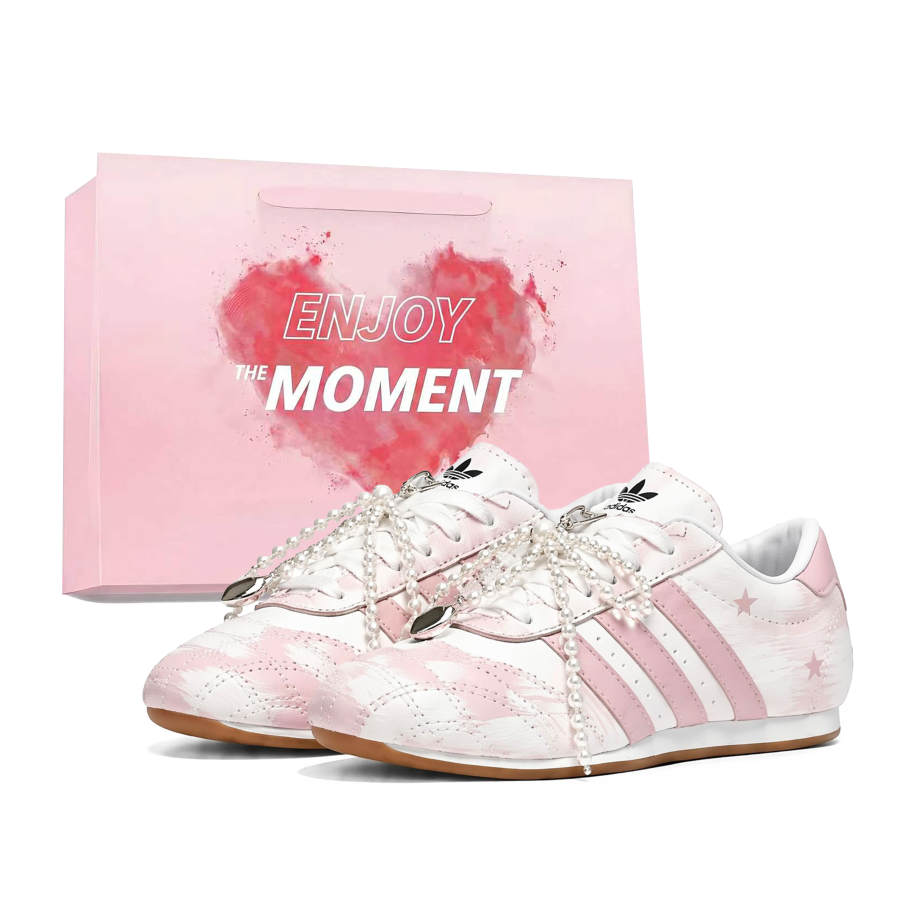Adidas Originals Taekwondo Training Shoes Women's Low Top White/Pink