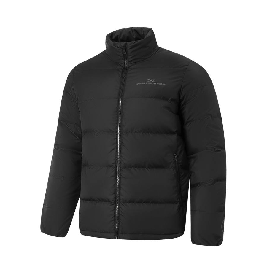 Li-Ning Li Ning Down Jackets Men's Black Stand Collar Moderate