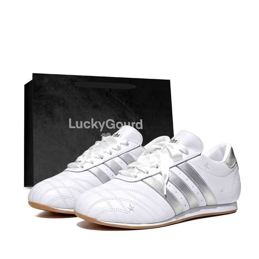 Adidas Originals Taekwondo Training Shoes Women's Low Top White Silver Multicolor