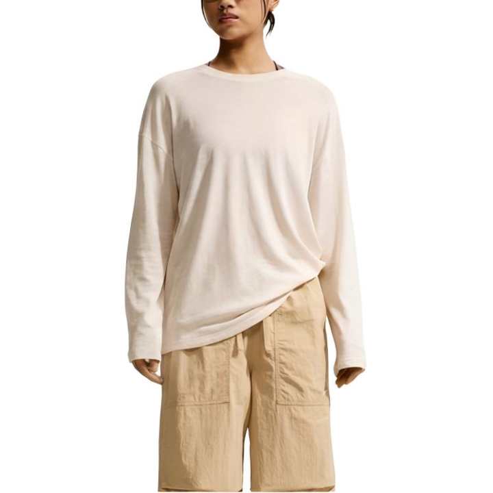 Nike Nike T Shirts Women's Light Oat Crew Neck Moderate