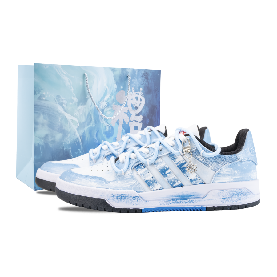 Adidas Adidas ENTRAP Skateboard Shoes Unisex Low Top White/Blue