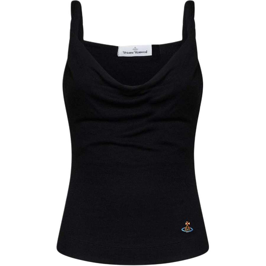 Vivienne Westwood Camisoles Women's Black Moderate Straight Fit