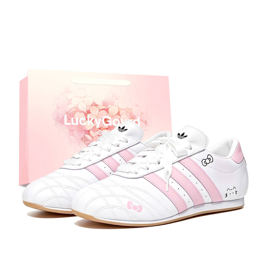 Adidas Originals Taekwondo Training Shoes Women's Low Top White, Black, Pink, Multicolor