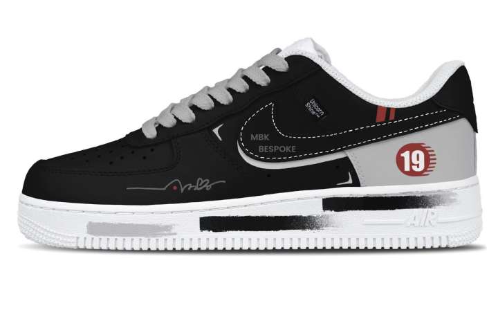 Nike Nike Air Force 1 Skateboard Shoes Unisex Low Top Black White