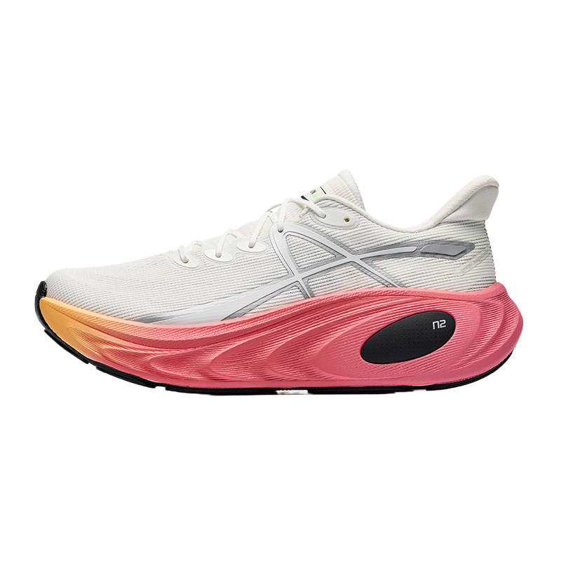 ANTA Ride The Wind 2 Running Shoes Men's Low Top Papyrus White/Sand Gray/Silver