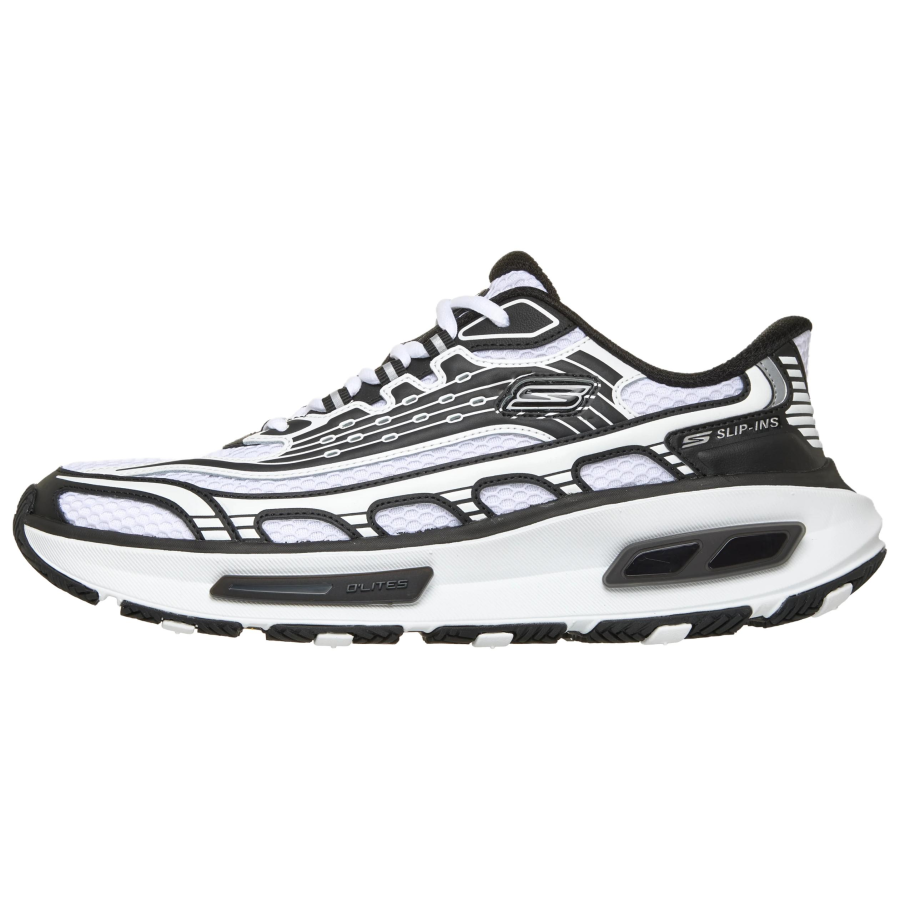 Skechers Arch Fit D'Lites 330 Chunky Sneakers Women's White/Black