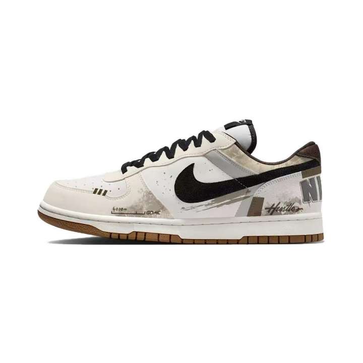 Nike Nike Big Skateboard Shoes Men's Low Top Black/Brown