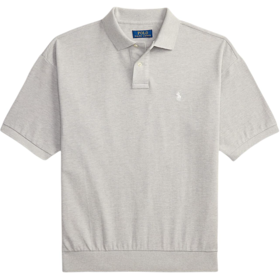 Polo Ralph Lauren Polo Shirts Men's Heather Gray Polo Collar Moderate Straight Fit