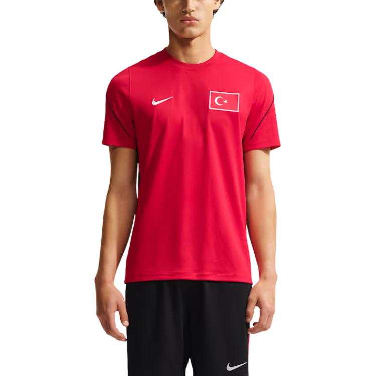Nike Nike Turkey National Team Soccer Jerseys Men's Sports Red/Black/White Crew Neck Moderate