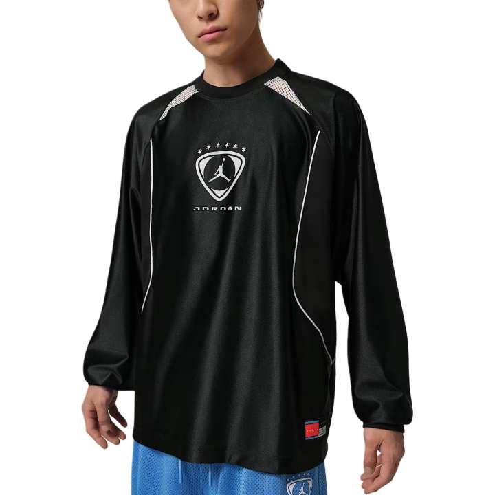 Jordan Jordan As M J T Shirts Men's Black/White Crew Neck Moderate
