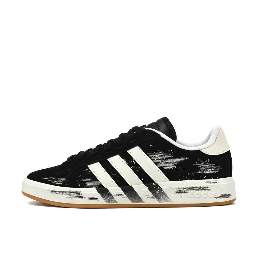 Adidas Adidas Grand Court Base 00s Skateboard Shoes Unisex Low Top Gray