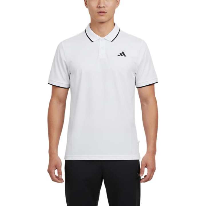 Adidas Adidas Polo Shirts Men's White Polo Collar Moderate